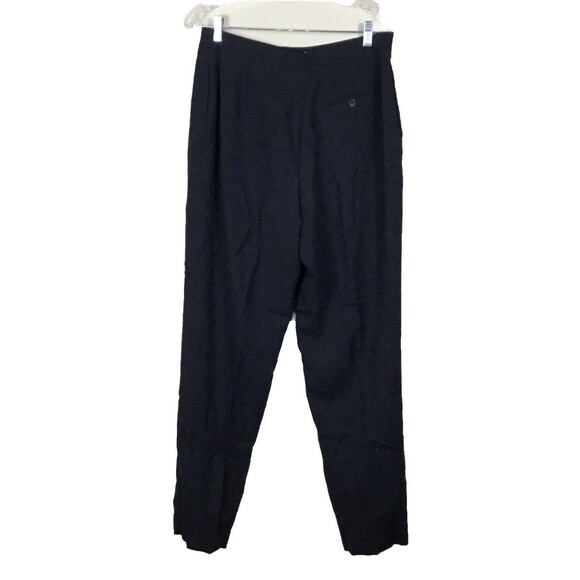 Jones New York Essentials Womens 14 Dress Pants Black Trousers Slit Pockets Wool - Picture 7 of 7